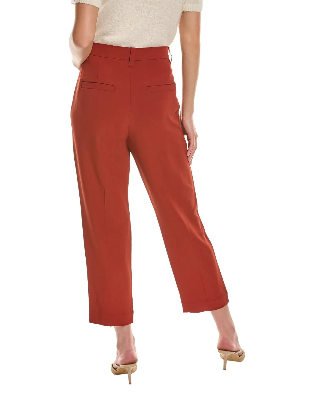 BRUNELLO CUCINELLI WOMEN'S RUST TAPERED HIGH WAIST TROUSERS sold by Lord & Taylor product image thumbnail 2