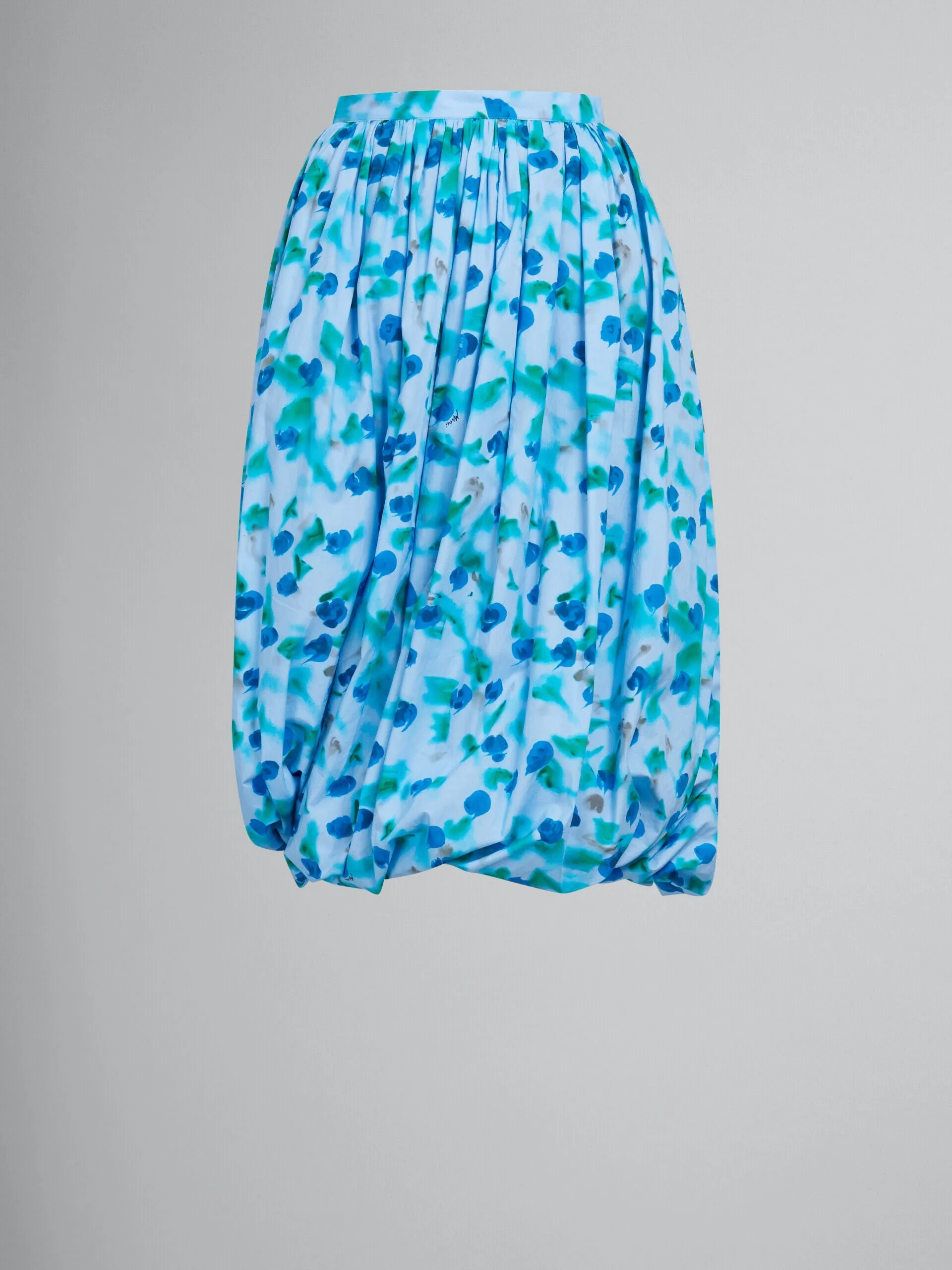 MARNI WOMEN'S LIGHT BLUE FLORAL BUBBLE SKIRT sold by Lord & Taylor