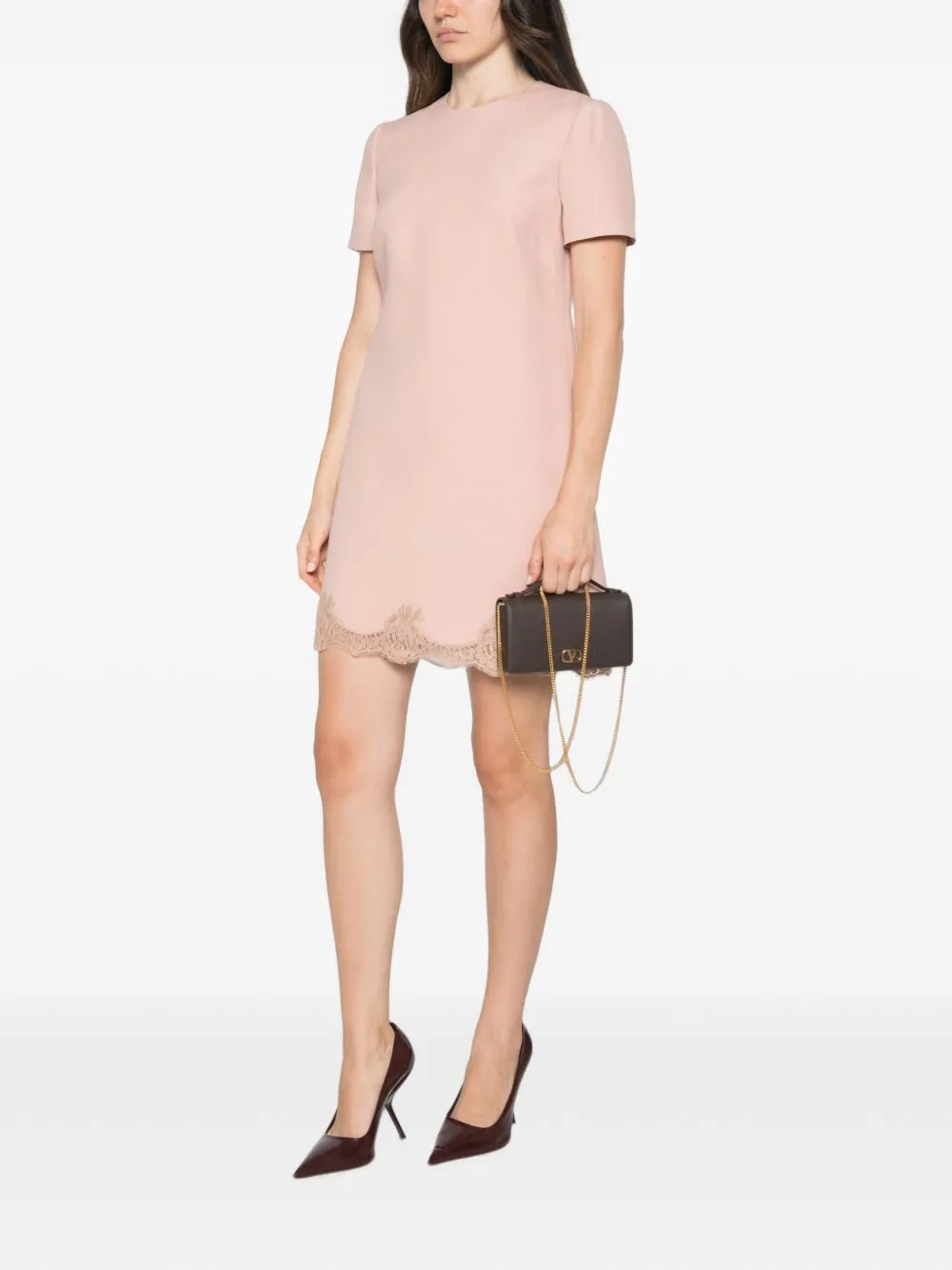 WOOL AND SILK BLEND MINI DRESS sold by Lord & Taylor