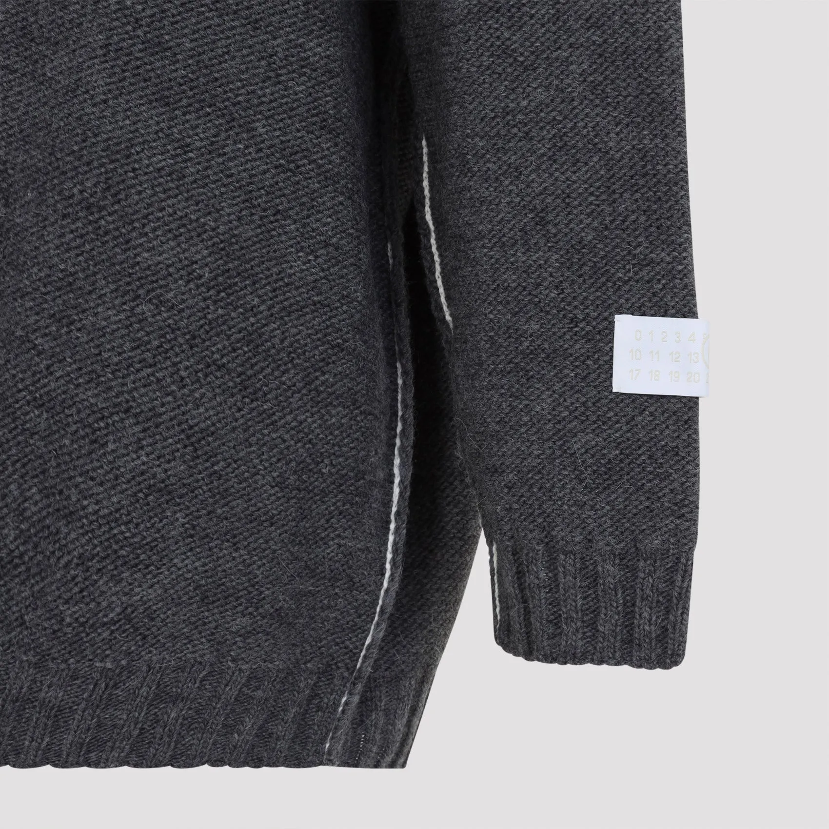 MM6 Maison Margiela V Neck Sweater sold by Lord & Taylor product image thumbnail 5