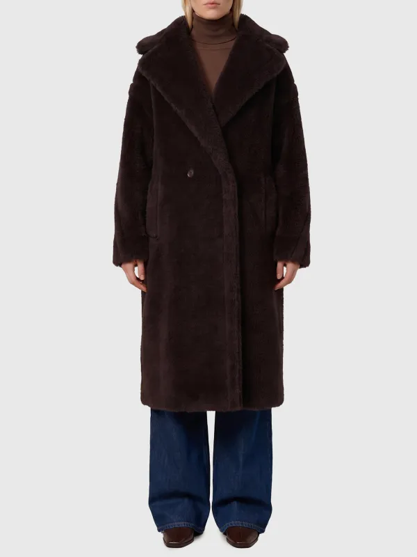 Dark brown Teddy Bear coat made by MaxMara