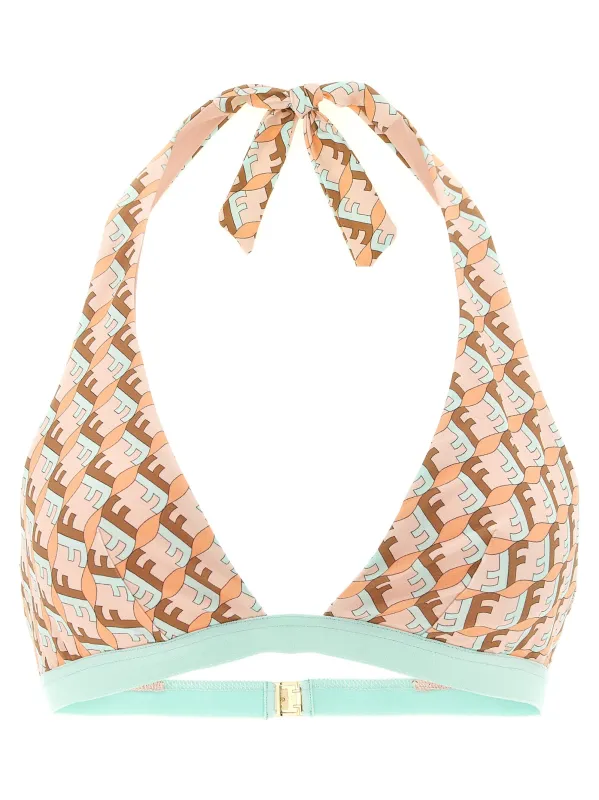 'FF Waves' bikini top made by Fendi