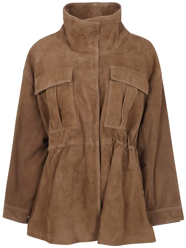 SCULPTURAL SUEDE JACKET made by Rohe