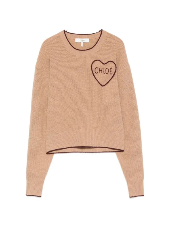 ROUND NECK SWEATER made by Chloe
