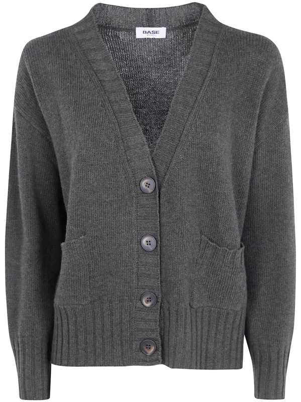 V NECK CARDIGAN SWEATER made by BASE Compression
