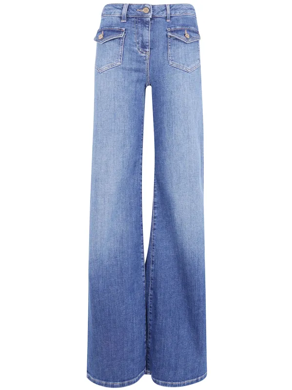 FLARED JEANS made by Elisabetta Franchi