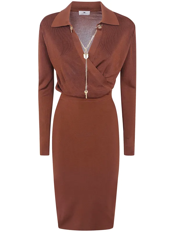 KNITTED MIDI DRESS made by Elisabetta Franchi