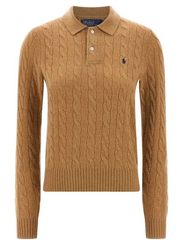 Braided polo shirt made by Polo by Ralph Lauren