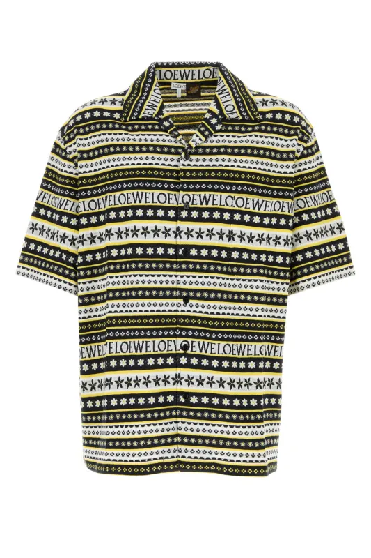 EMBROIDERED COTTON PAULA S IBIZA SHIRT made by Loewe