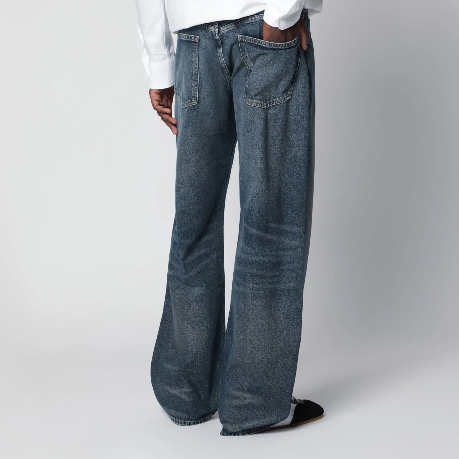 LUKA JEANS IN WASHED DARK INDIGO DENIM sold by Lord & Taylor product image thumbnail 2