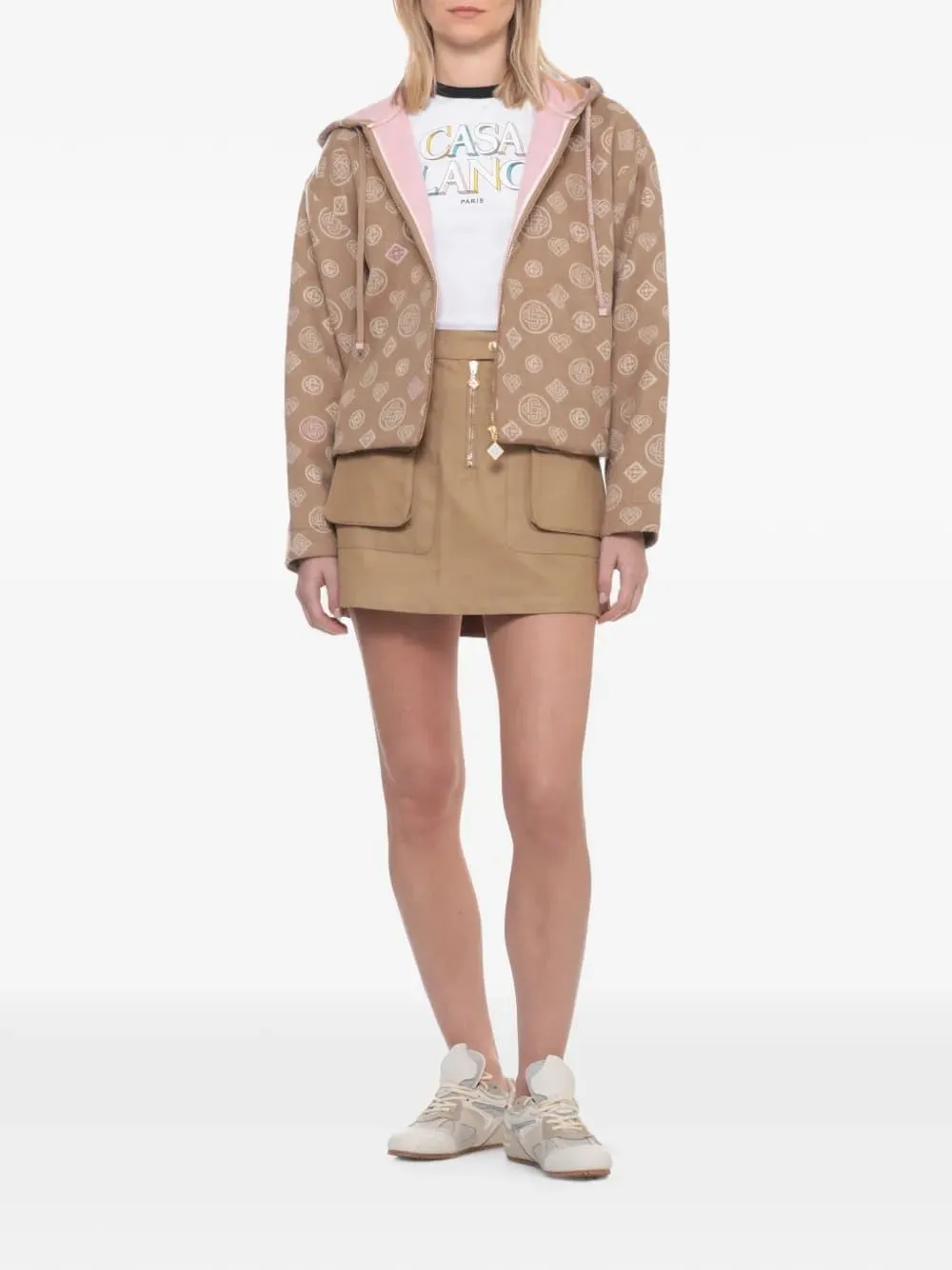 CASABLANCA MONOGRAMMED WOOL HOODIE sold by Lord & Taylor product image thumbnail 3