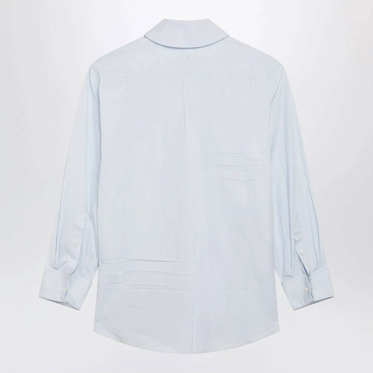 LIGHT BLUE COTTON SHIRT WITH SCARF sold by Lord & Taylor product image thumbnail 2