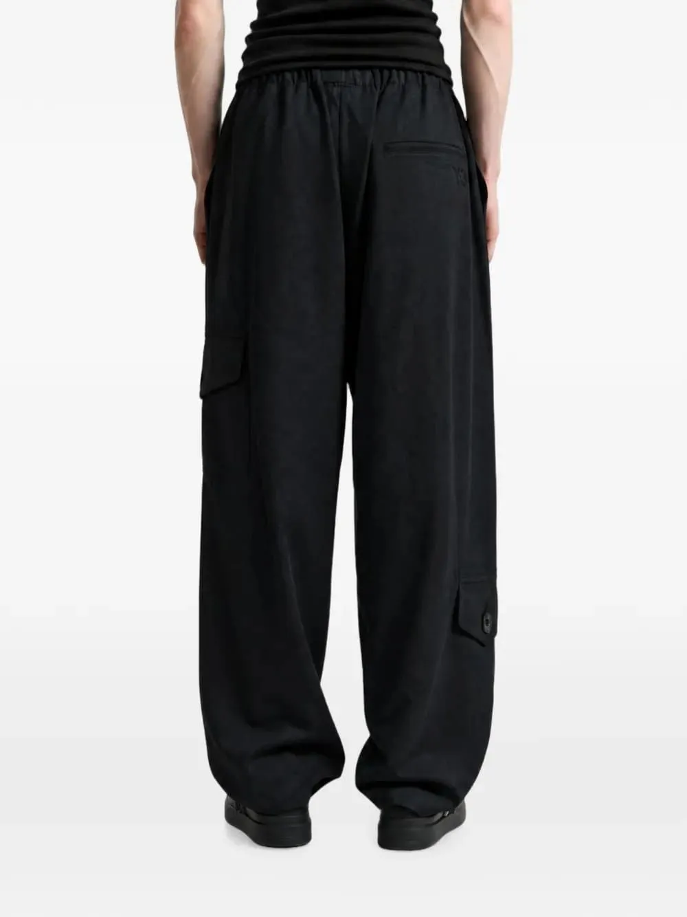 Y-3 WIDE-LEGGED TROUSERS WITH A BELT sold by Lord & Taylor product image thumbnail 4