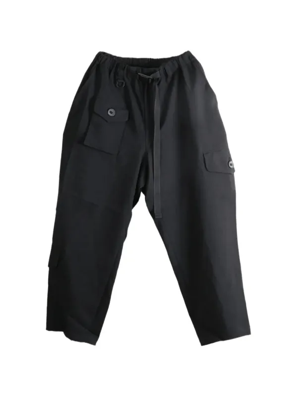 Y-3 WIDE-LEGGED TROUSERS WITH A BELT made by Y-3