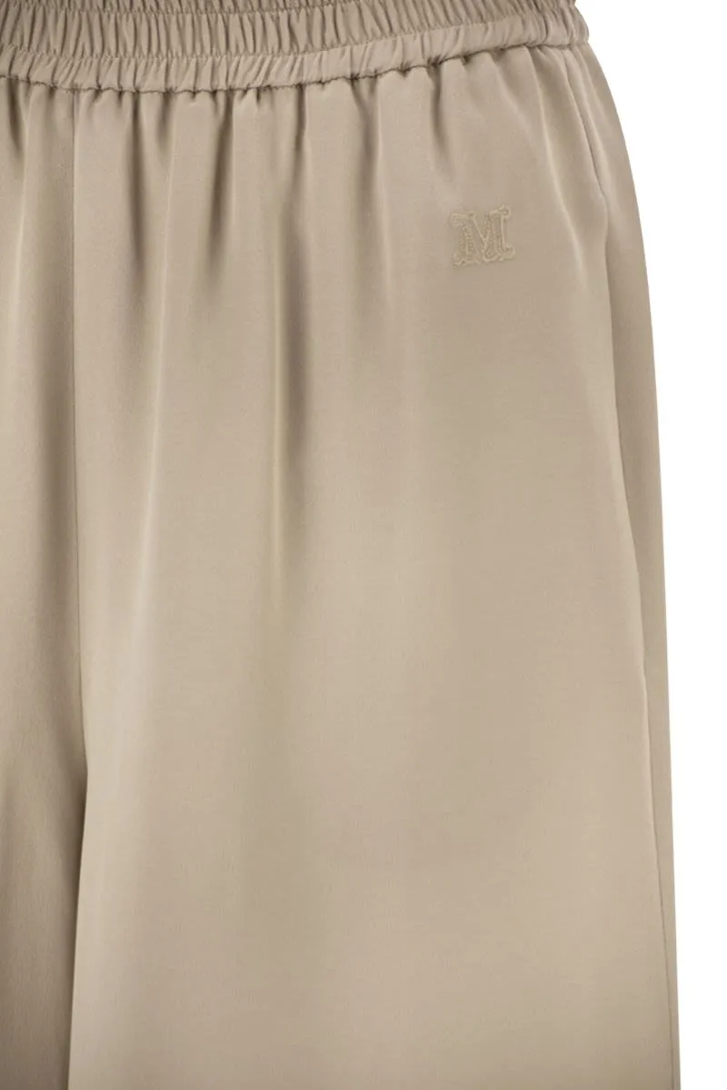 WIDE-LEG SILK PALAZZO PANTS sold by Lord & Taylor product image thumbnail 4