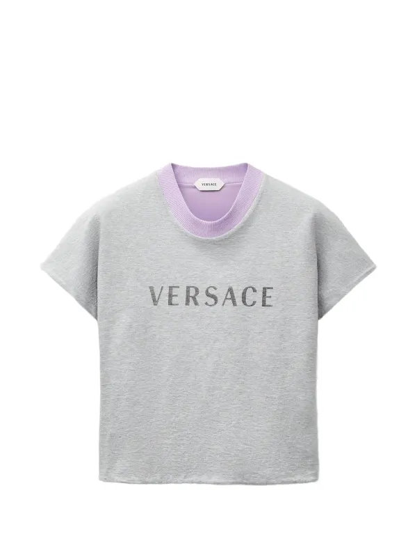 LOGO-PRINT T-SHIRT made by Versace