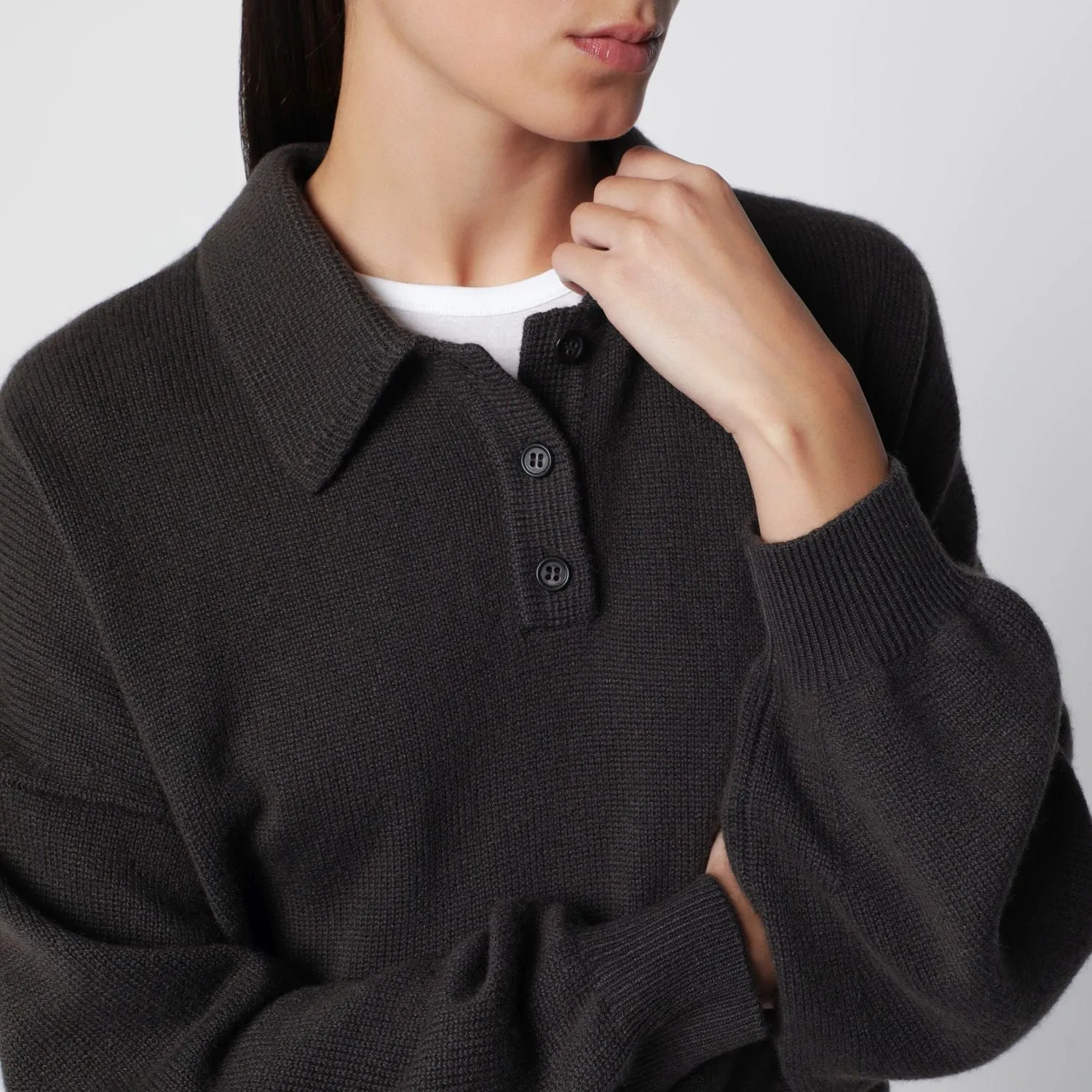 DARK GREEN ETTA CASHMERE SWEATER sold by Lord & Taylor product image thumbnail 2