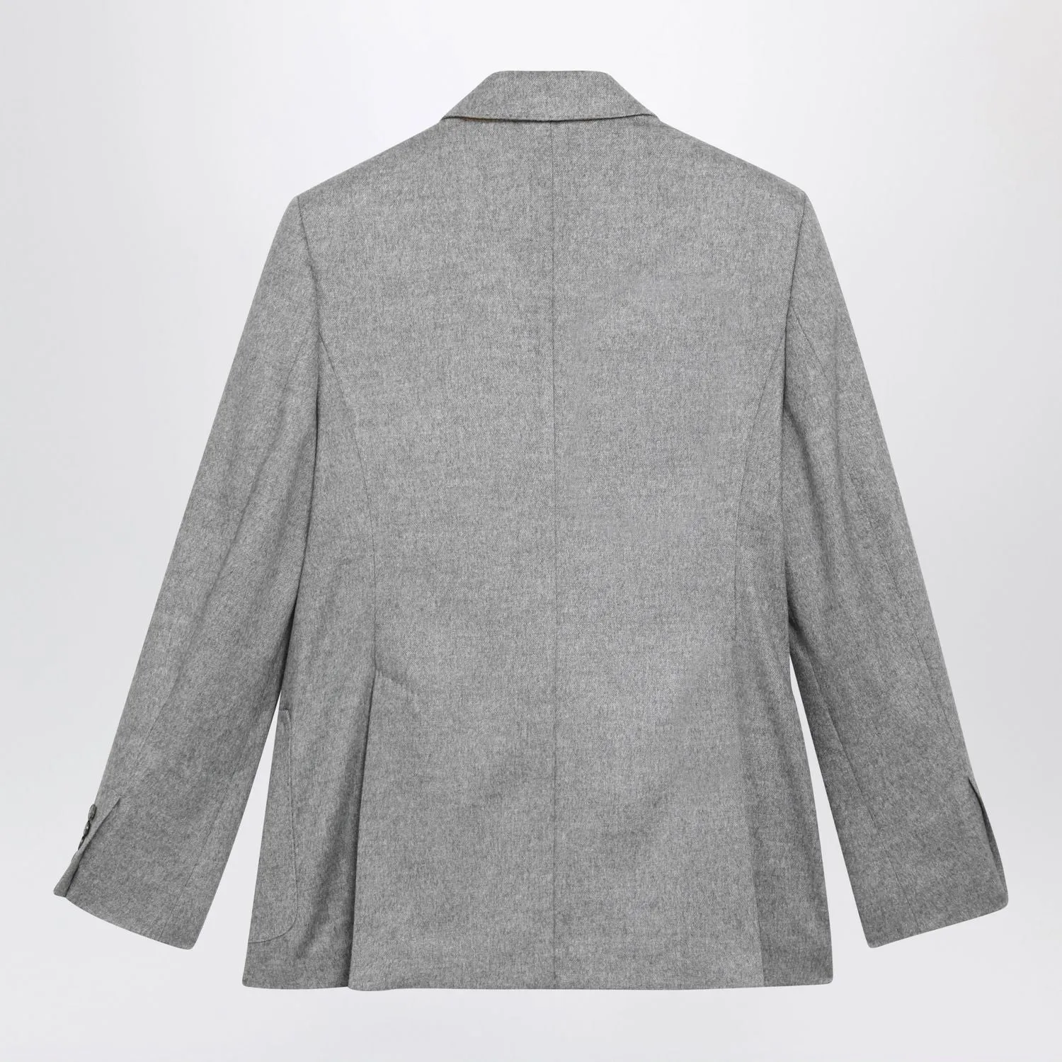 DOUBLEBREASTED BLAZER IN GREY SILK AND CASHMERE sold by Lord & Taylor product image thumbnail 2