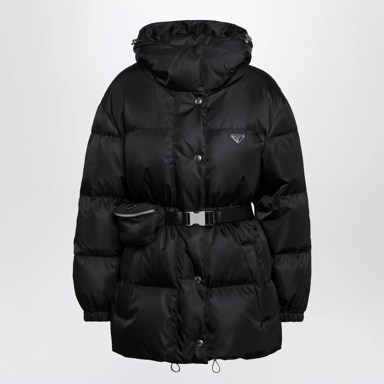 RENYLON HOODED PADDED JACKET WITH FRONT POUCH, BLACK sold by Lord & Taylor