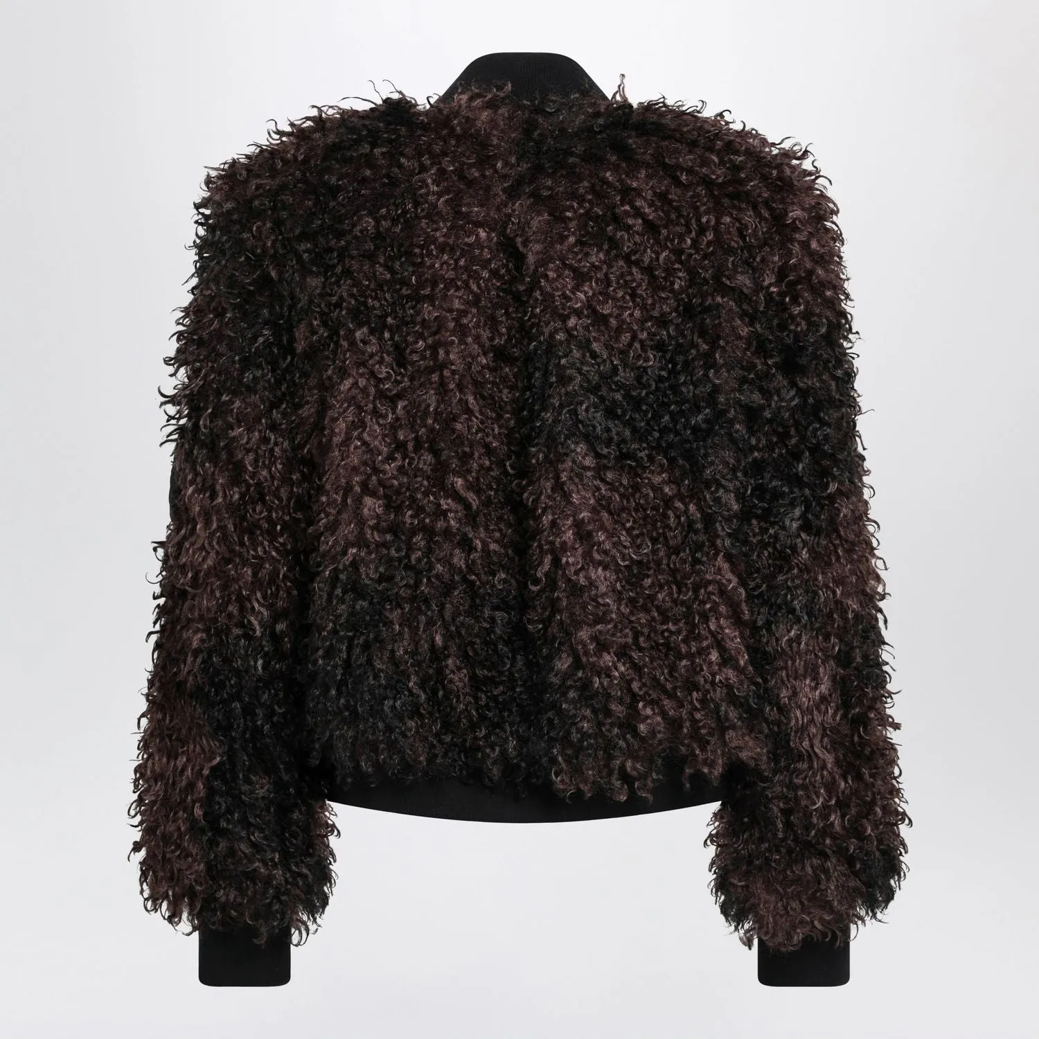 BOMBER JACKET WITH CURLYEFFECT FAUX FUR INSERTS sold by Lord & Taylor product image thumbnail 2