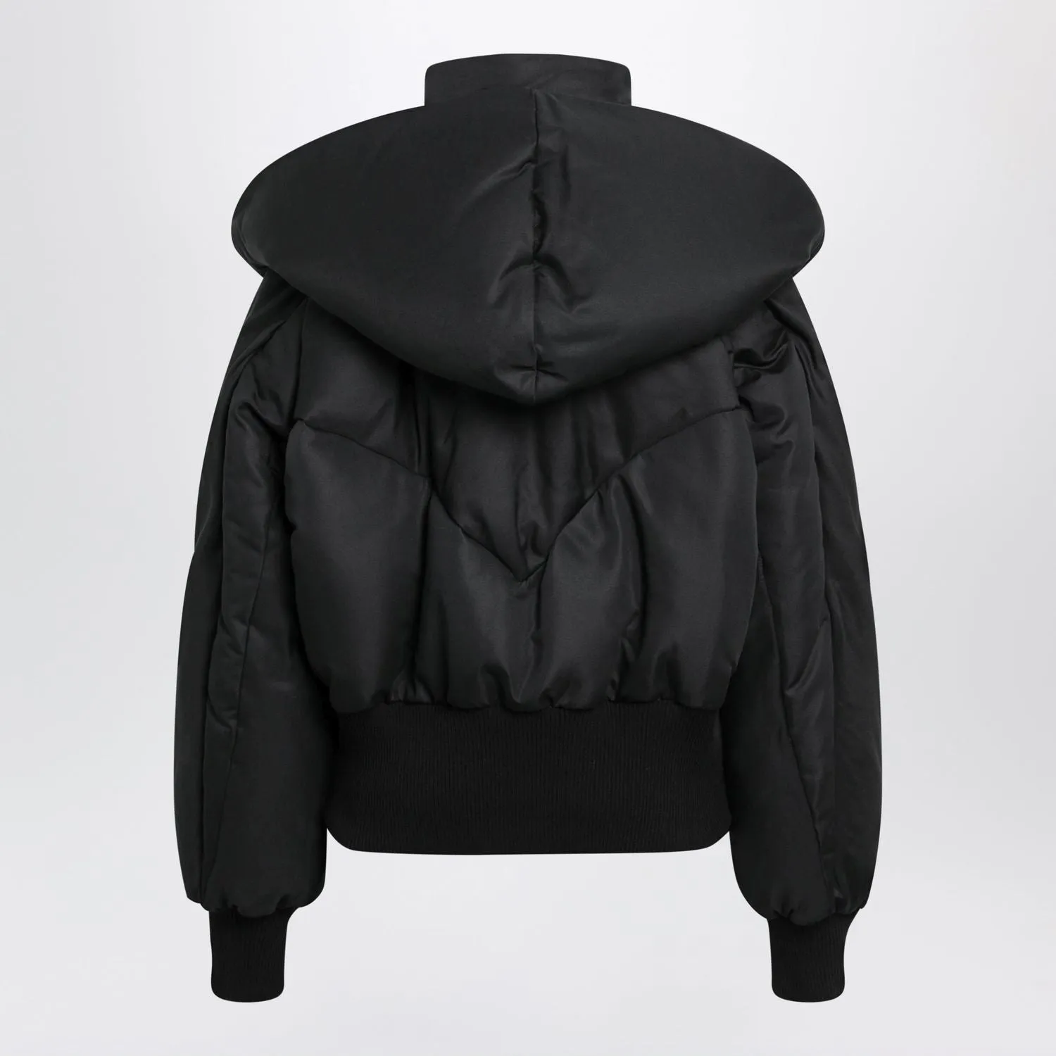 BLACK QUILTED COTTONBLEND PUFFER JACKET sold by Lord & Taylor product image thumbnail 2