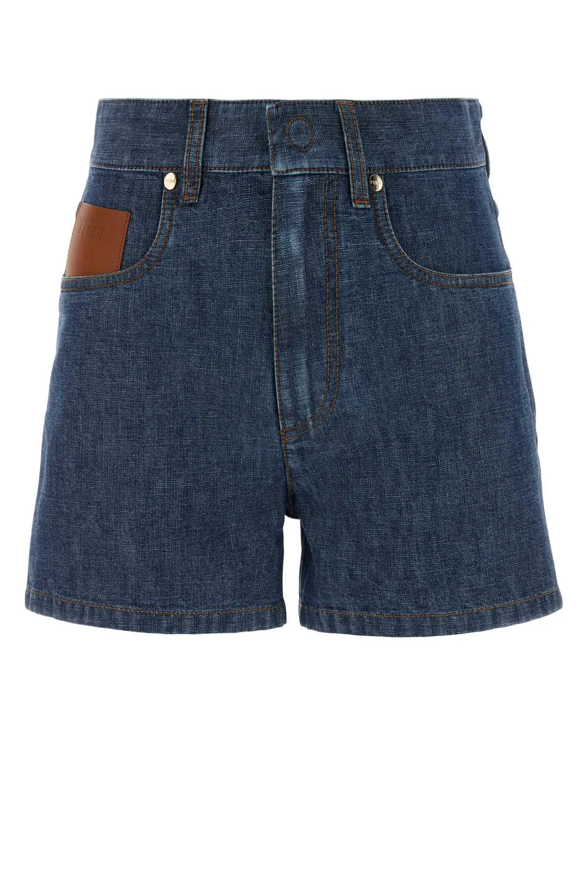 CHAMBRAY LOGO-PATCH SHORTS sold by Lord & Taylor