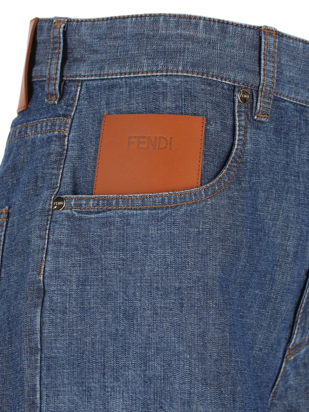 CHAMBRAY LOGO-PATCH SHORTS sold by Lord & Taylor product image thumbnail 3