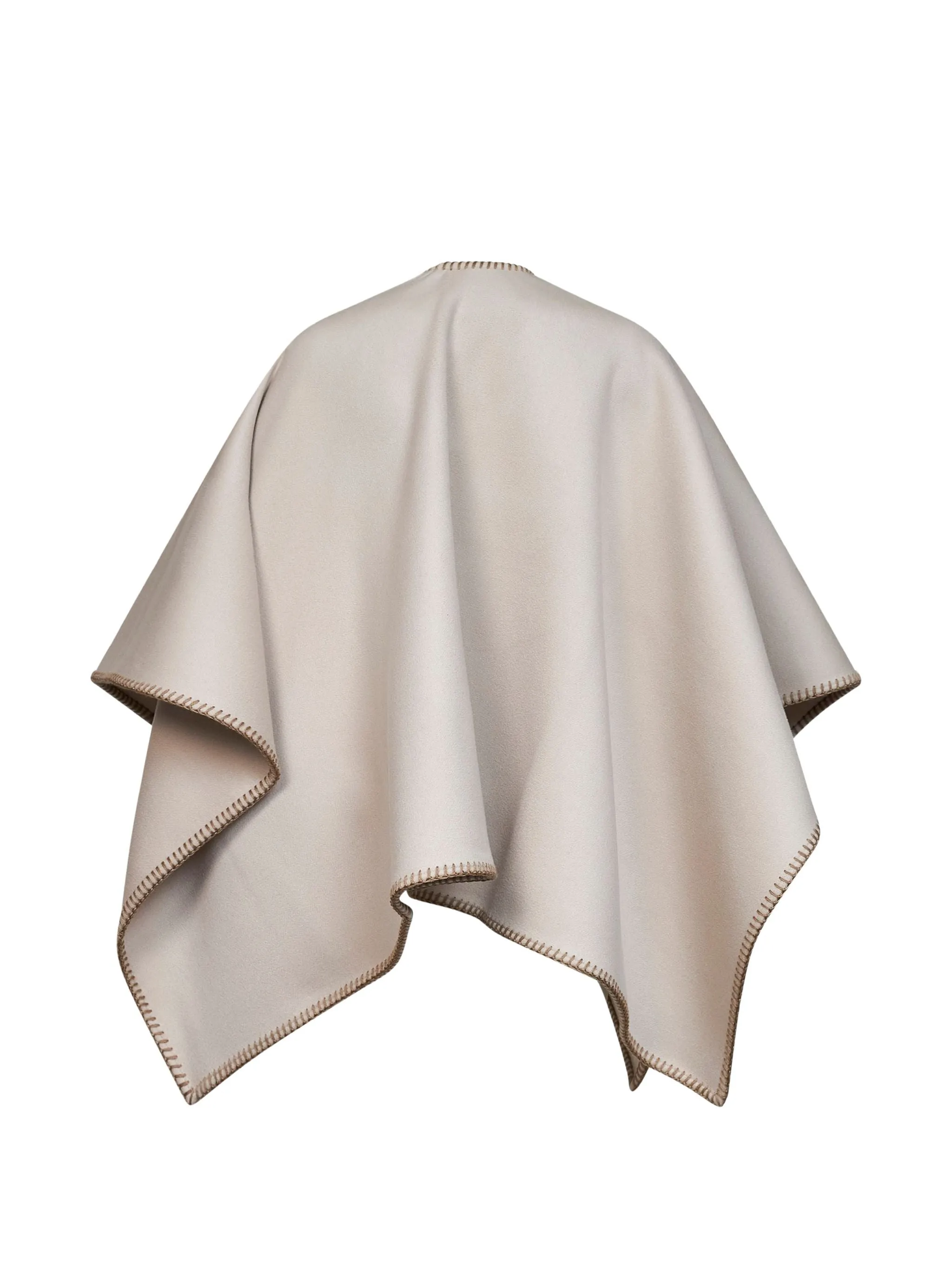 BELTED WHIPSTITCH-TRIM PONCHO sold by Lord & Taylor product image thumbnail 3