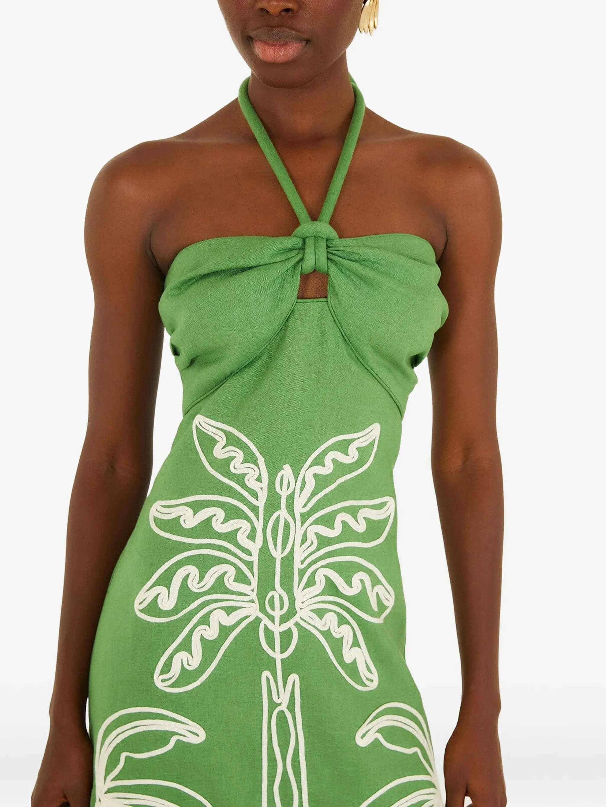 MIDI DRESS WITH EMBROIDERY sold by Lord & Taylor product image thumbnail 3