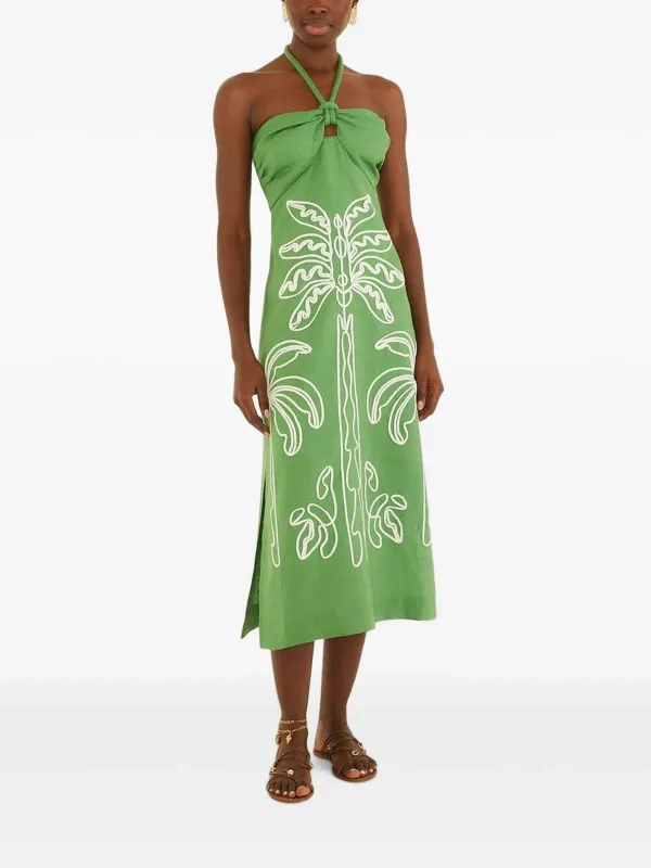 MIDI DRESS WITH EMBROIDERY made by FARM Rio