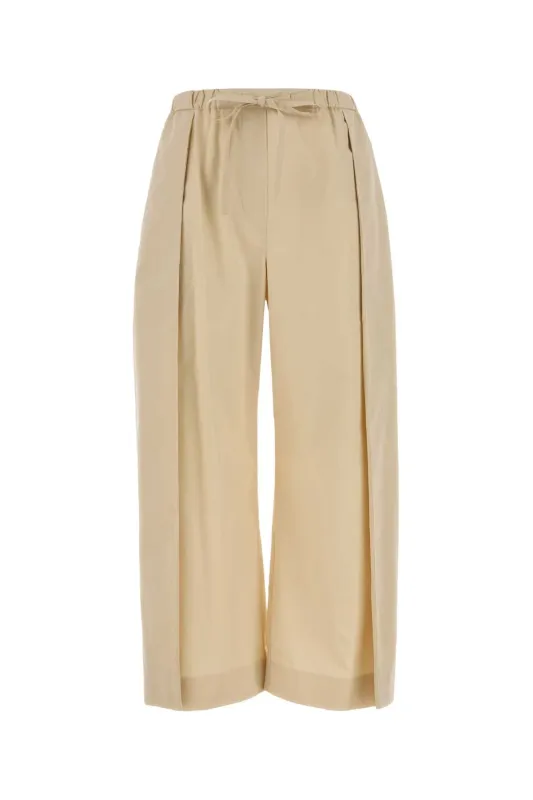 BEIGE POPLIN PAULA S IBIZA PANT made by Loewe