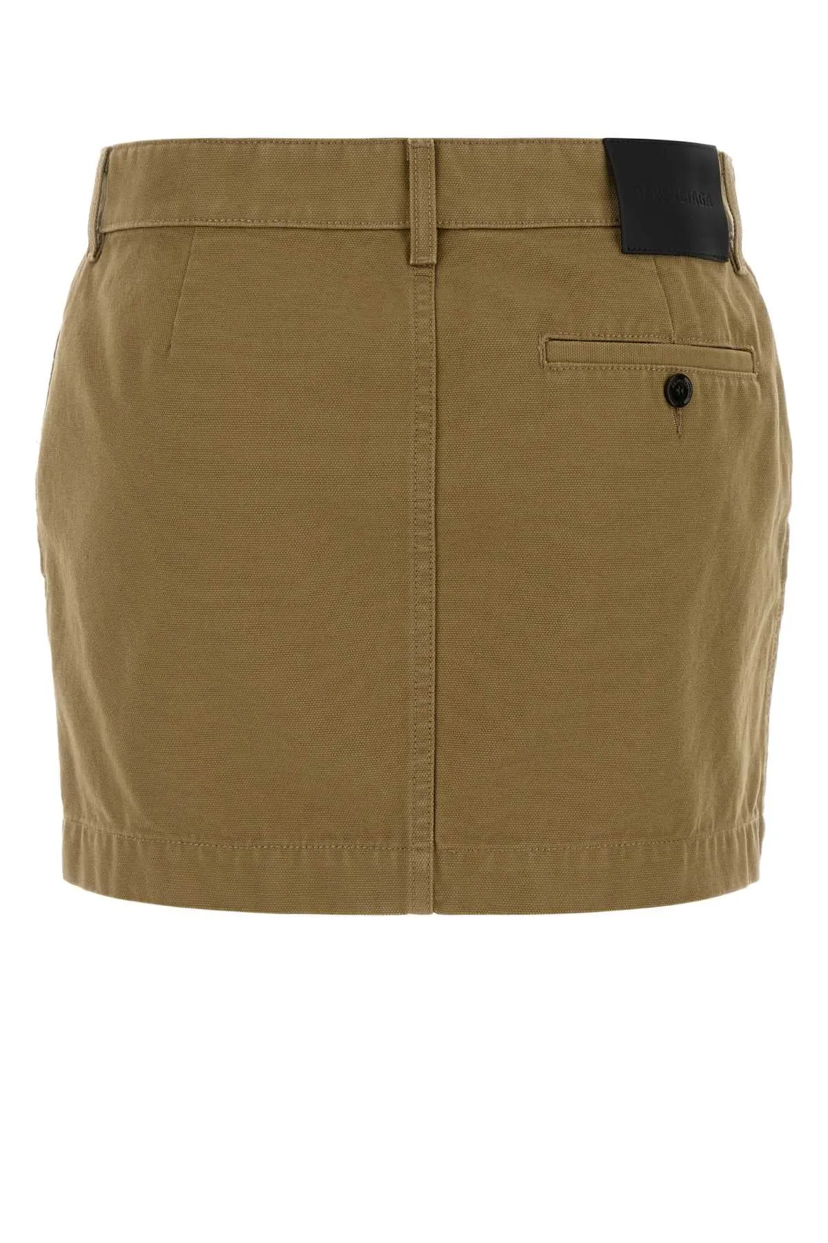 KHAKI DENIM MINI SKIRT sold by Lord & Taylor product image thumbnail 2
