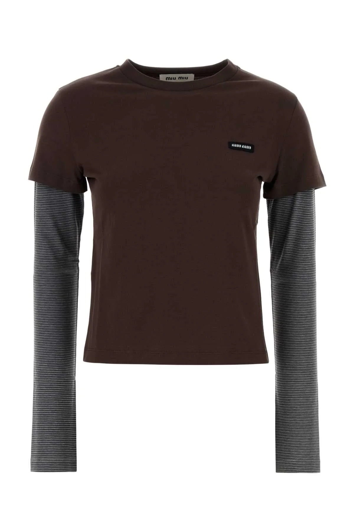 BROWN COTTON T-SHIRT sold by Lord & Taylor