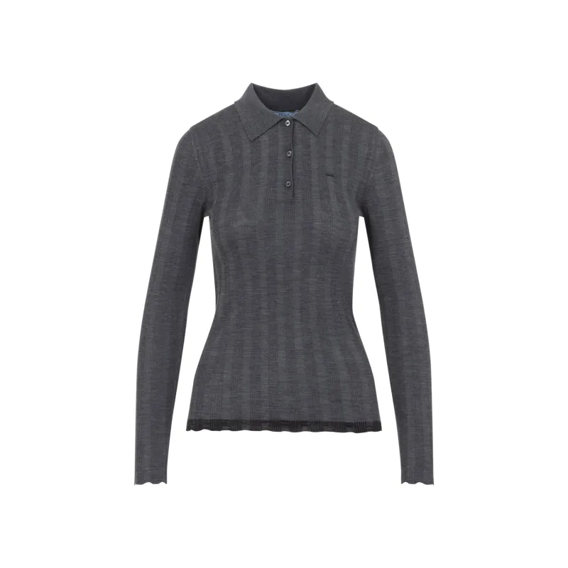 ARDESIA WOOL POLO made by Prada