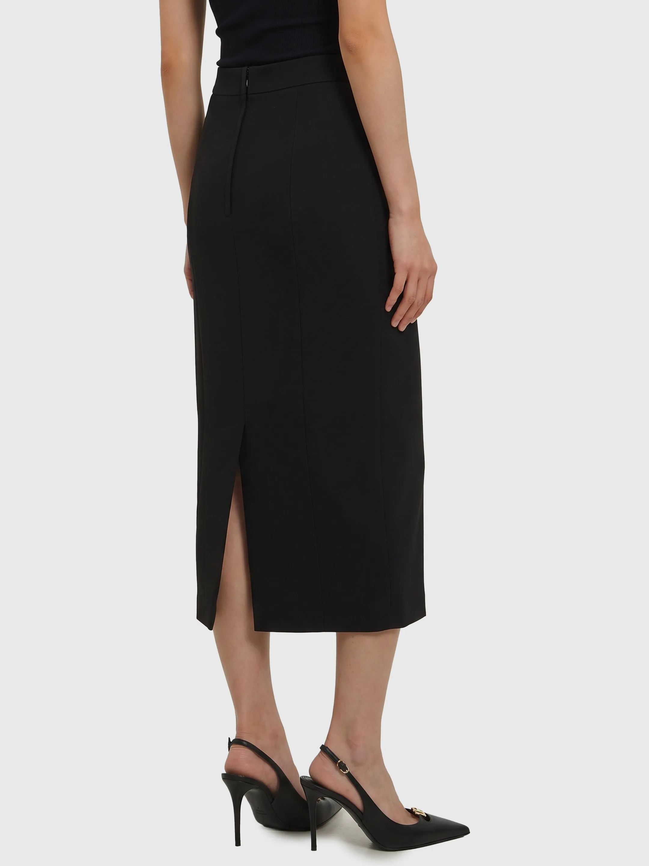 VIRGIN WOOL MIDI SKIRT sold by Lord & Taylor product image thumbnail 3
