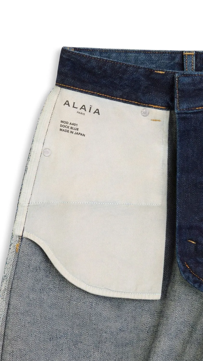 PALAZZO DENIM JEANS sold by Lord & Taylor product image thumbnail 3