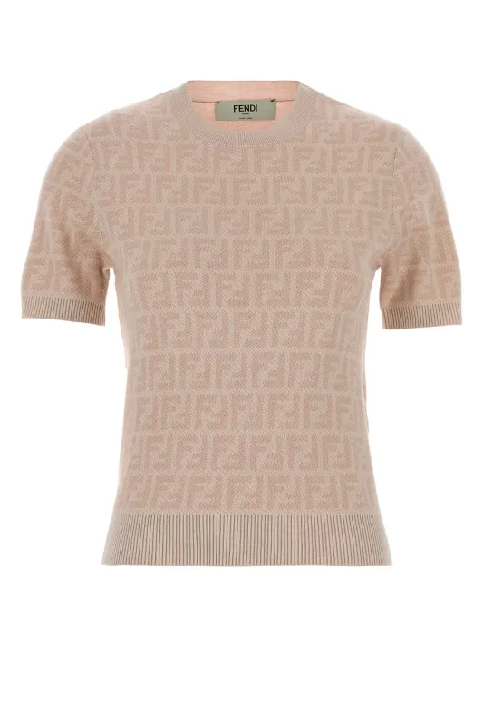 SHORT-SLEEVED SWEATER made by Fendi