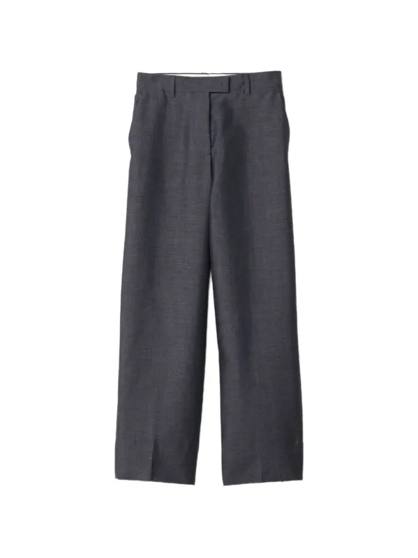 HIGH WAISTED KID MOHAIR TROUSERS made by Miu Miu