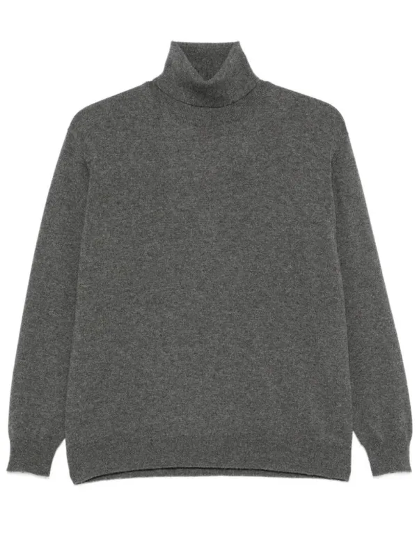 CASHMERE TURTLENECK SWEATER WITH MONILI made by Brunello Cucinelli