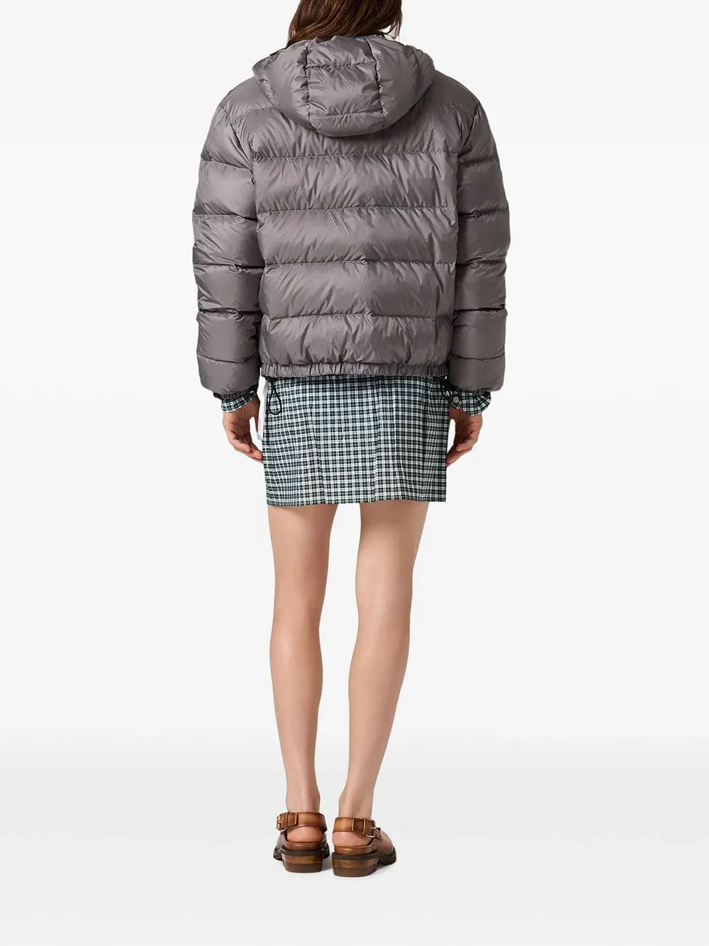 LIGHT PONGÉ DOWN HOODIE JACKET sold by Lord & Taylor product image thumbnail 3