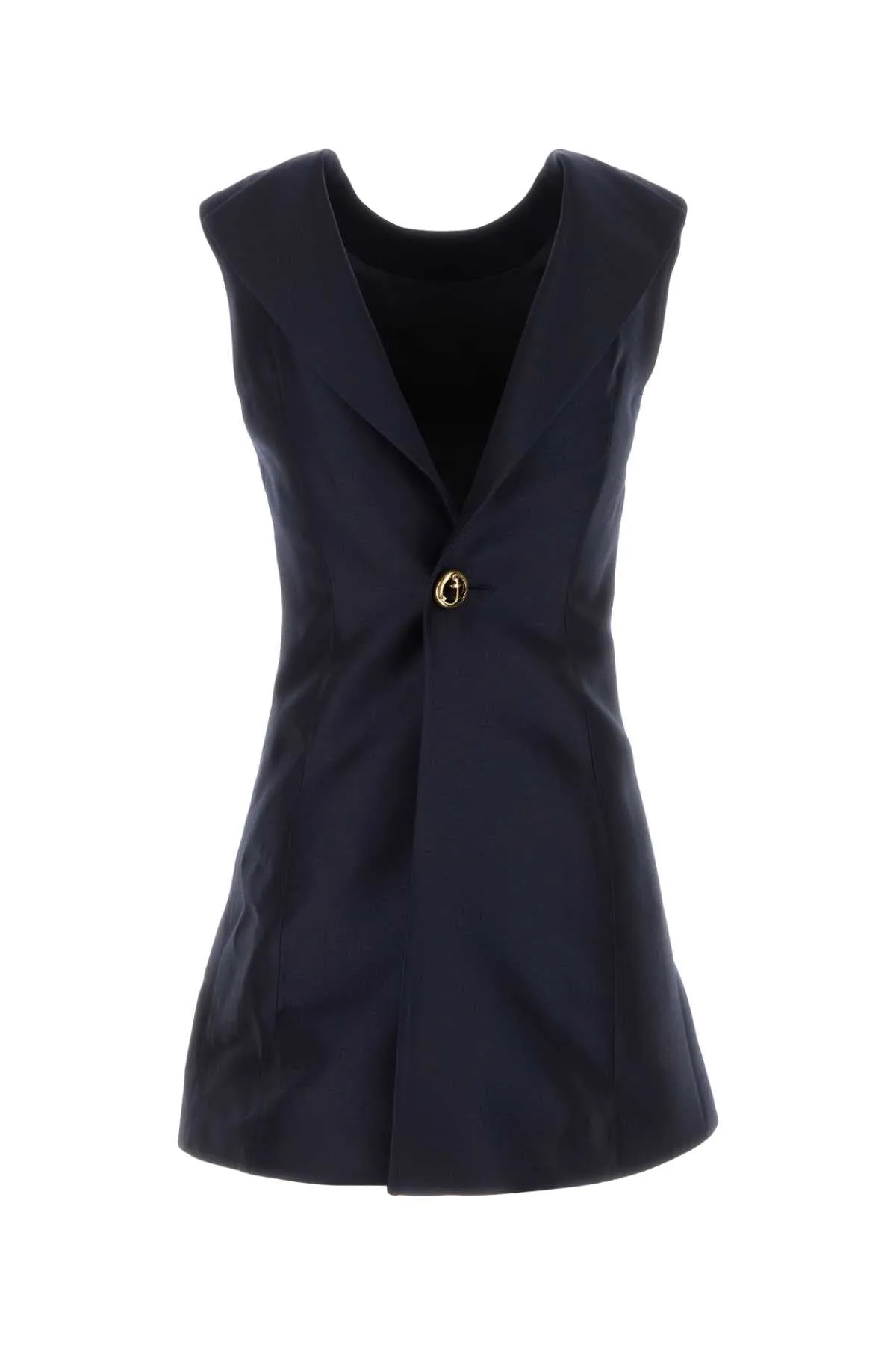 WOOL MINI DRESS WITH BUTTON sold by Lord & Taylor product image thumbnail 2