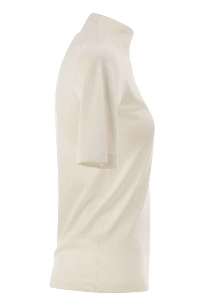 CASHMERE AND SILK HIGH-NECK SWEATER sold by Lord & Taylor product image thumbnail 3