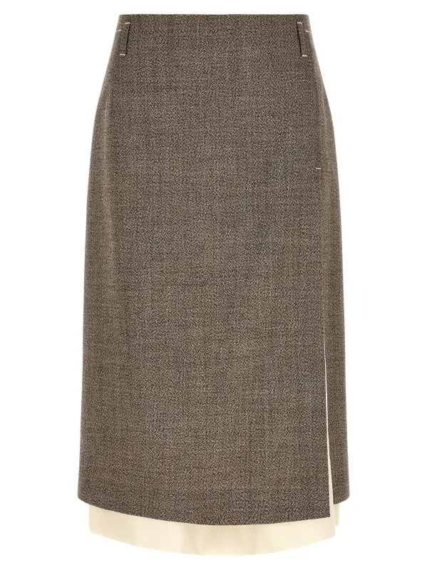 Multi-layer hem skirt made by Tela