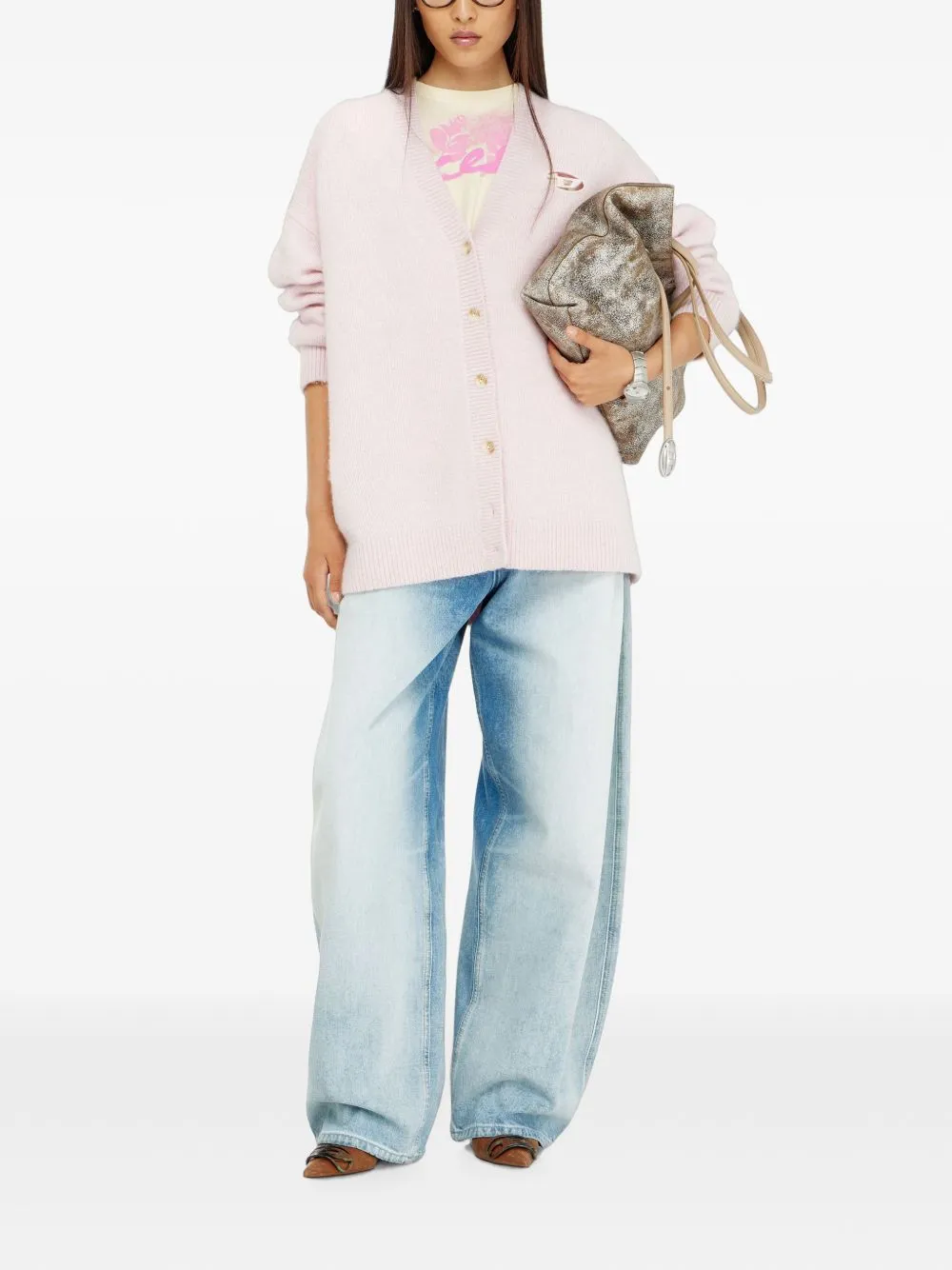 LOGO WOOL BLEND CARDIGAN sold by Lord & Taylor product image thumbnail 2