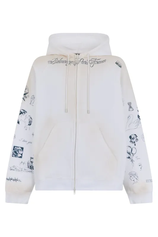 SWEATSHIRT WITH GRAPHIC DETAILS made by Balenciaga