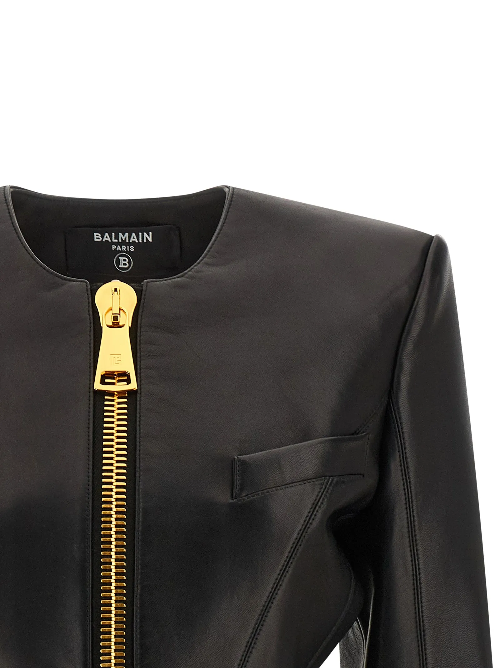 Leather jacket sold by Lord & Taylor product image thumbnail 3