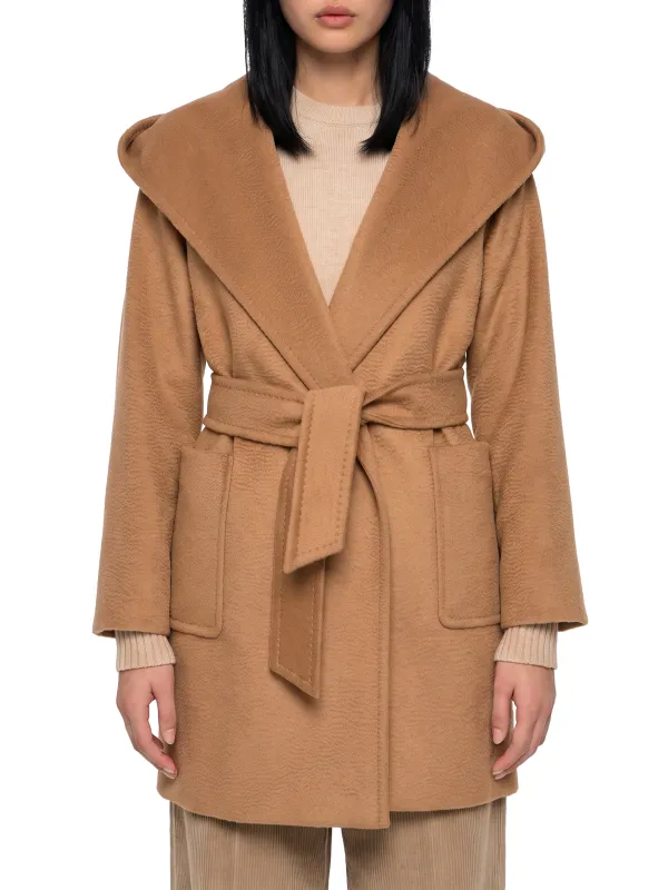 CAMEL RIALTO DRESSING GOWN COAT made by MaxMara