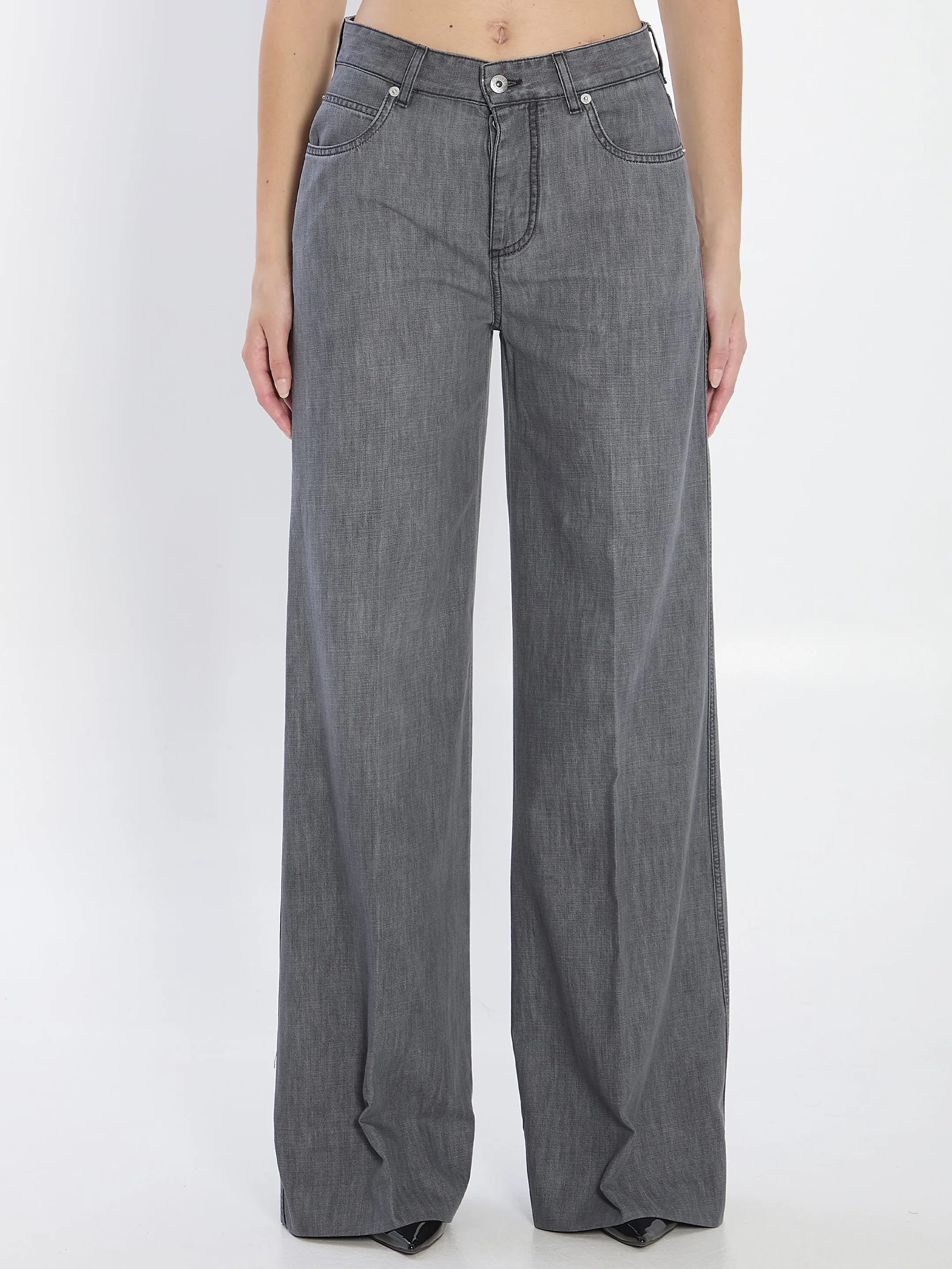WIDE-LEG JEANS sold by Lord & Taylor