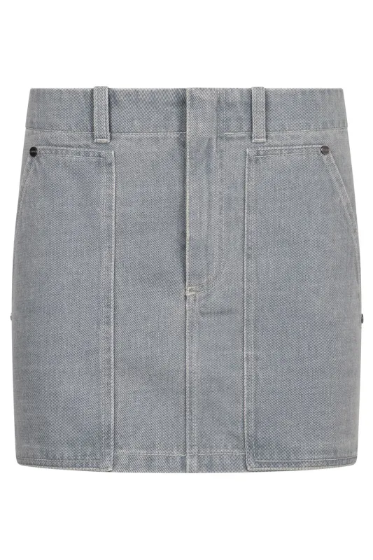 DENIM MINI SKIRT made by Fendi