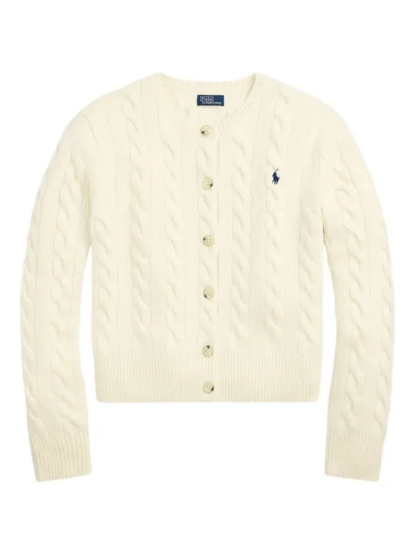 WOOL AND CASHMERE CABLE KNIT CARDIGAN made by Polo by Ralph Lauren